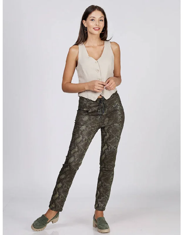 Peyton Olive Boyfriend Pant