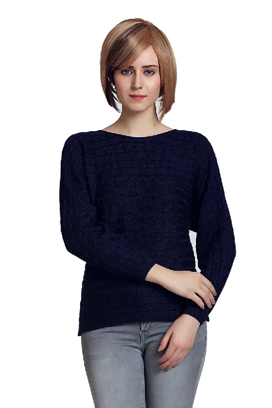 Solid Color Round Neck Jumper