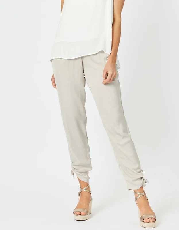 Traveller Luxe Side Tie Pant Champagne