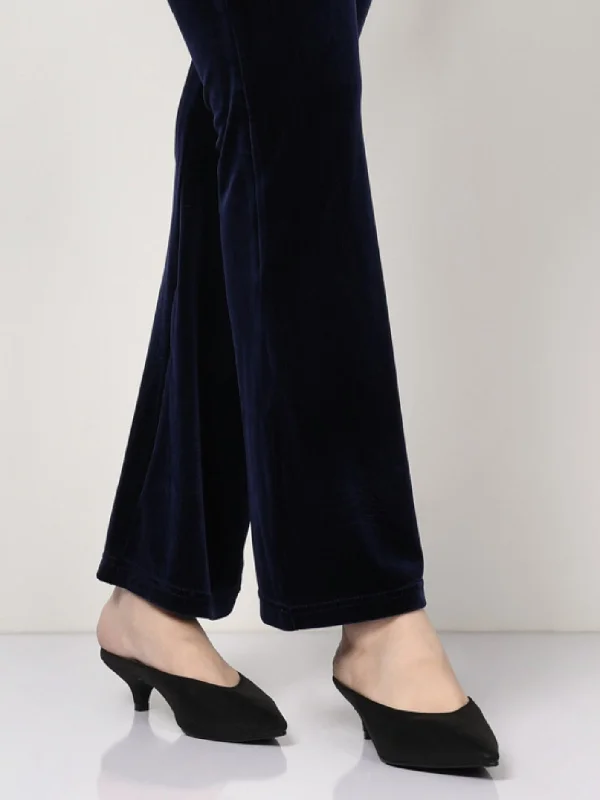 Velvet Trouser - Blue