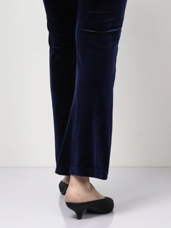 Velvet Trouser - Blue