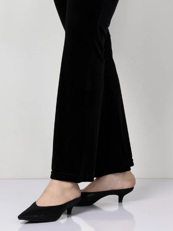 Velvet Trouser - Black