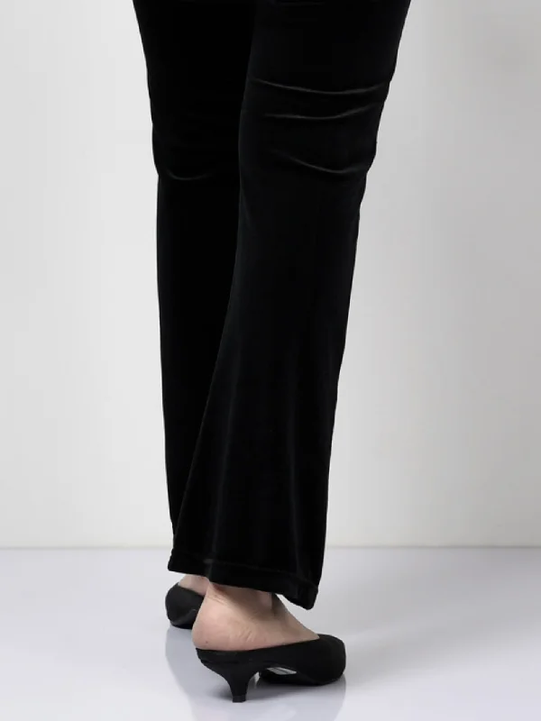 Velvet Trouser - Black