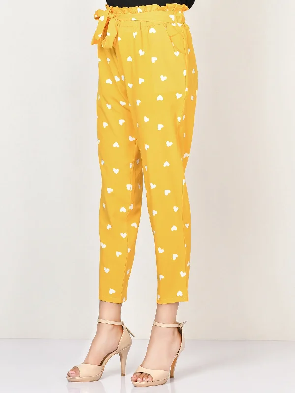 Printed Tie Knot Pants