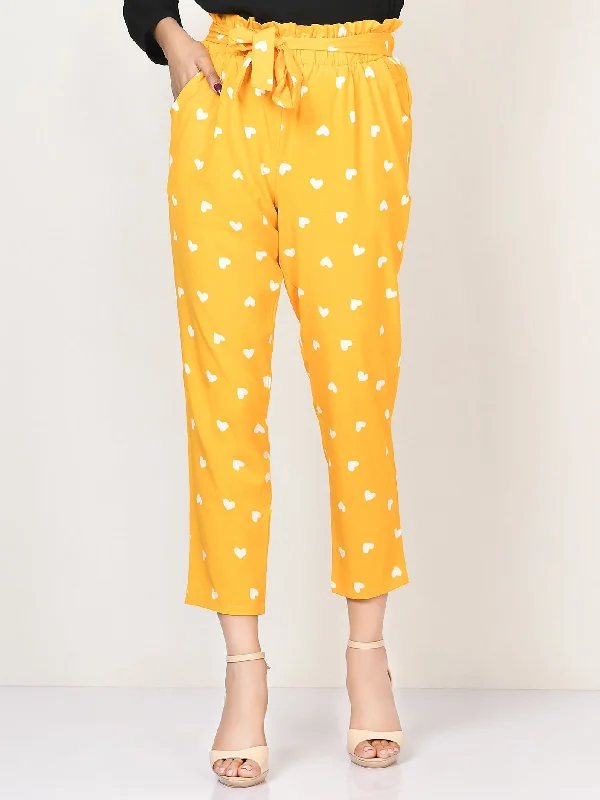 Printed Tie Knot Pants