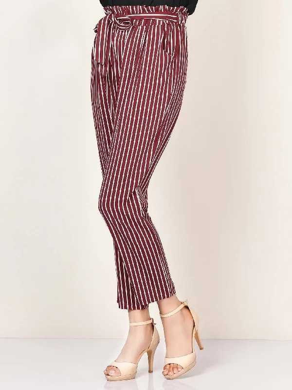 Striped Tie Knot Pants