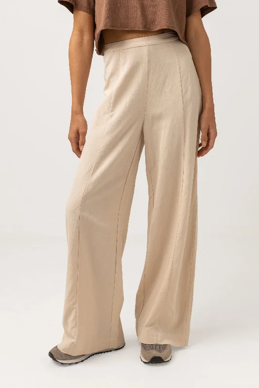 Whitehaven Wide Leg Pant Ecru