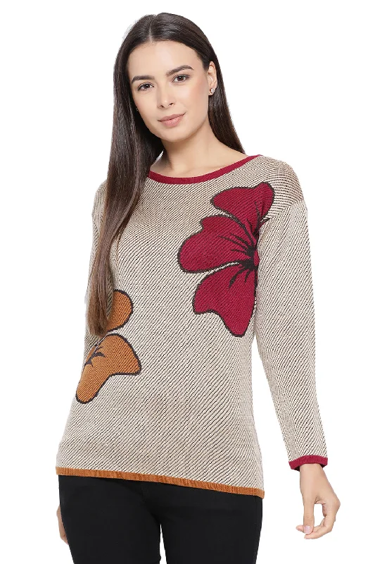 Wild Flower Casual Jumper