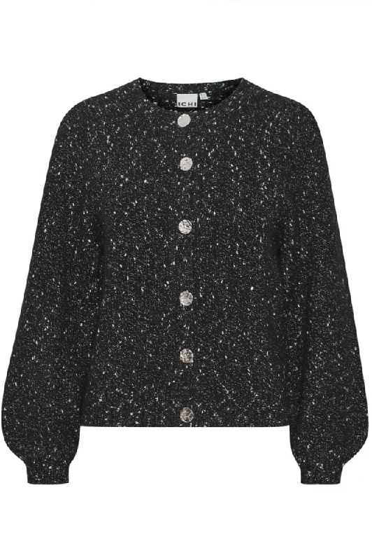 ICHI Anika Black Cardigan