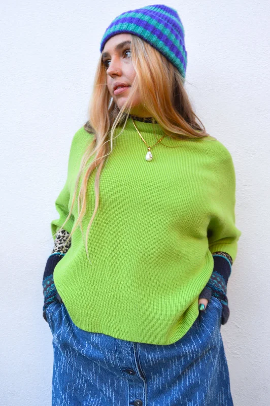 ICHI Boston Parrot Green Pullover