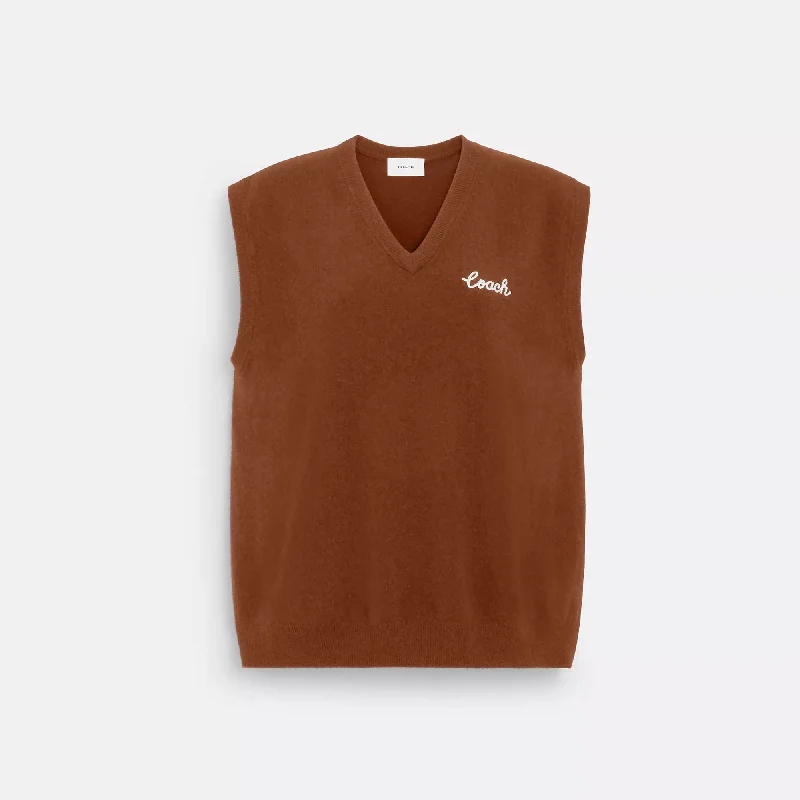 Coach Outlet Cashmere Sweater Vest