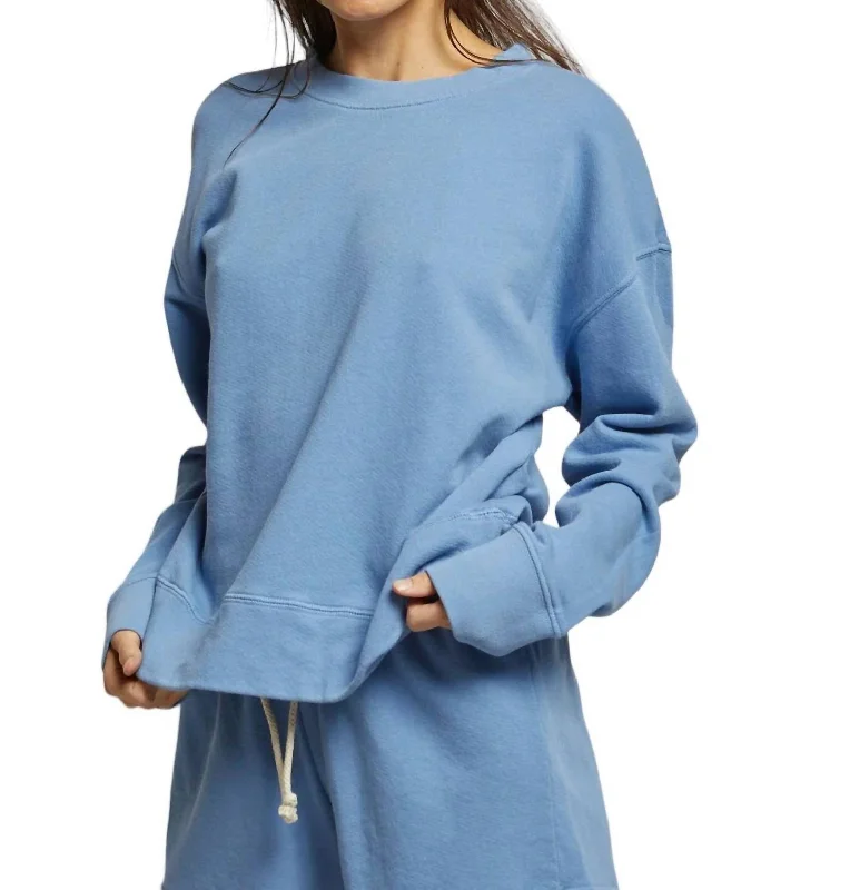 Tyler Crew Sweatshirt In Carolina Blue