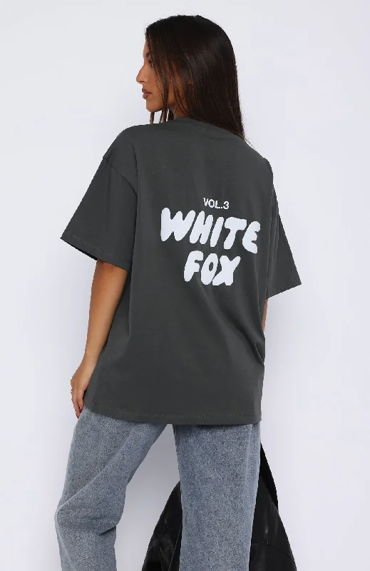 Offstage Oversized Tee Charcoal