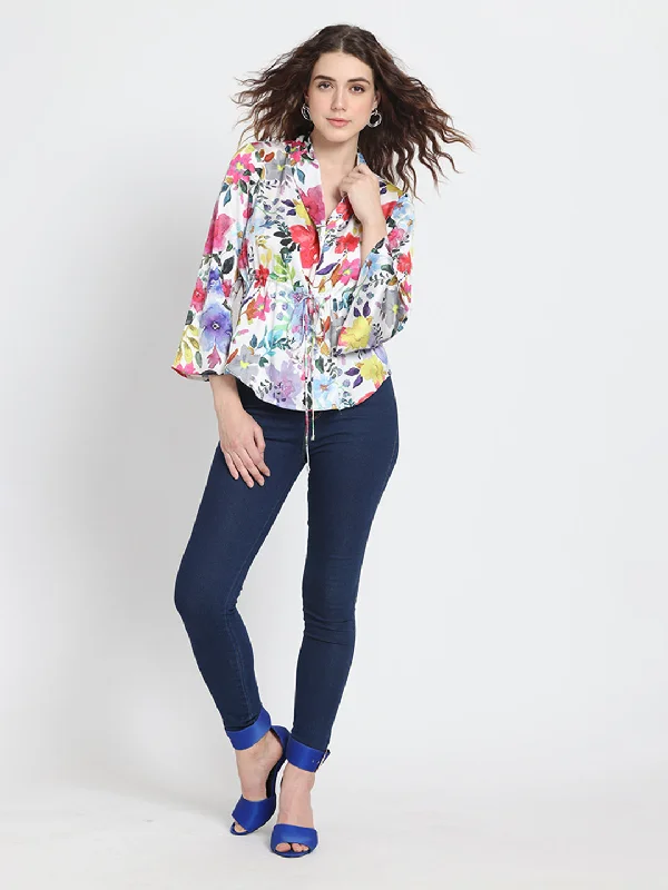 Charlotte Cinched Shirt Jacket