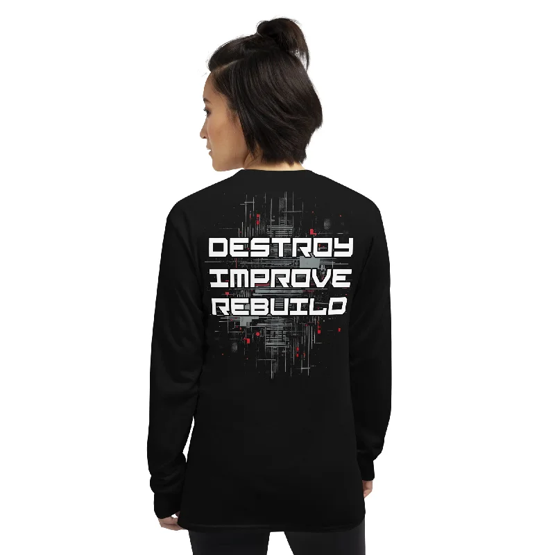 DESTROY IMPROVE REBUILD Long Sleeve Shirt Women