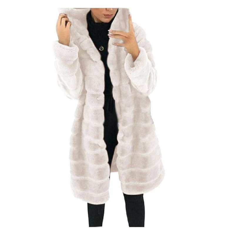 Fluffy Ladies Jackets Outwear