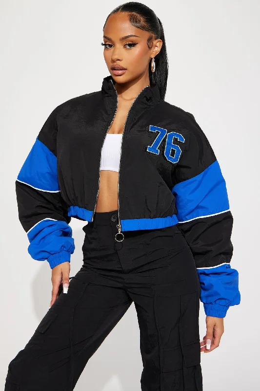 Always The Champ Bomber Jacket - Blue/combo