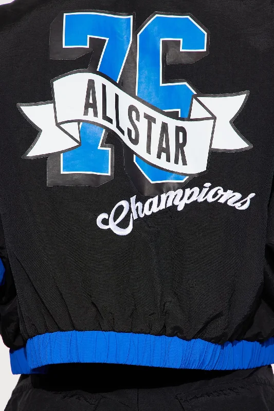 Always The Champ Bomber Jacket - Blue/combo