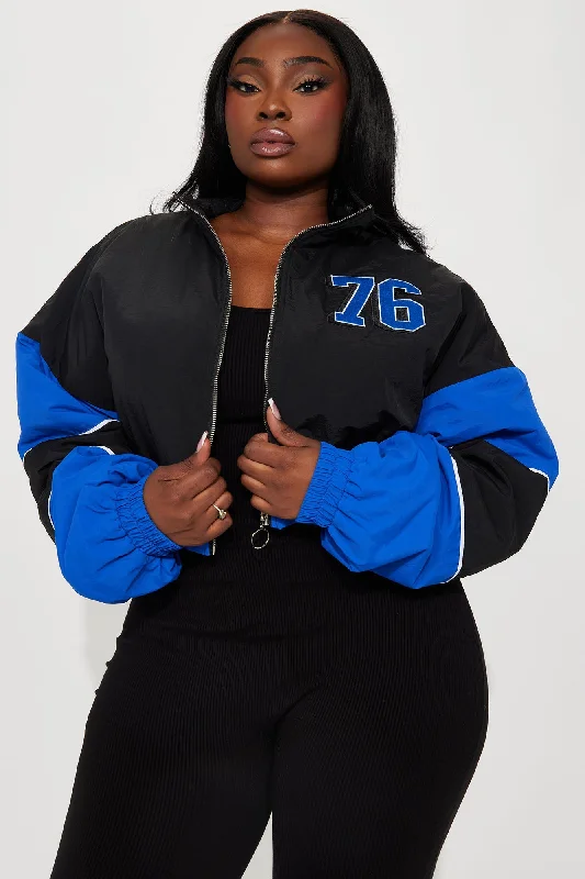 Always The Champ Bomber Jacket - Blue/combo