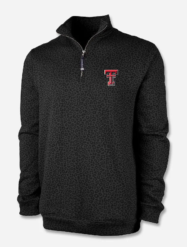 Charles River Texas Tech ""Crosswind"" Leopard 1/4 Zip