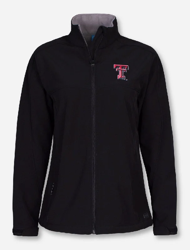 Charles River Texas Tech ""Soft Shell"" on Women's Black Jacket