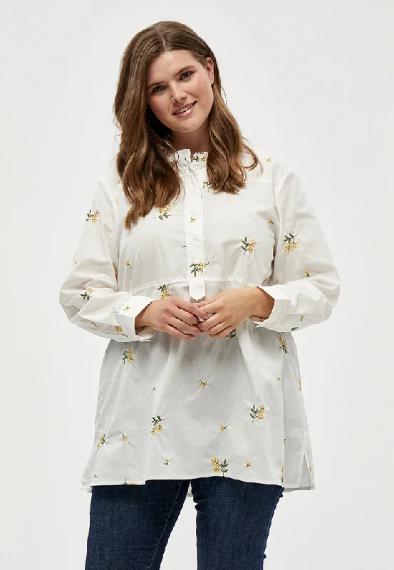 Dixie Shirt Curve - White Print