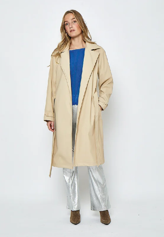 DSIlma Rain Trench Coat - Safari