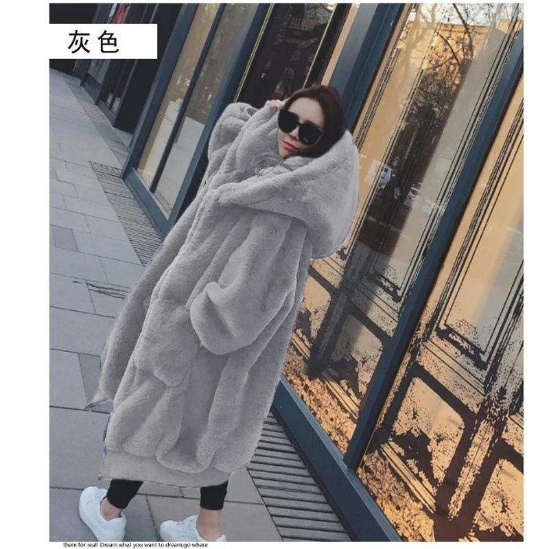 Faux Fur Coat alabifu