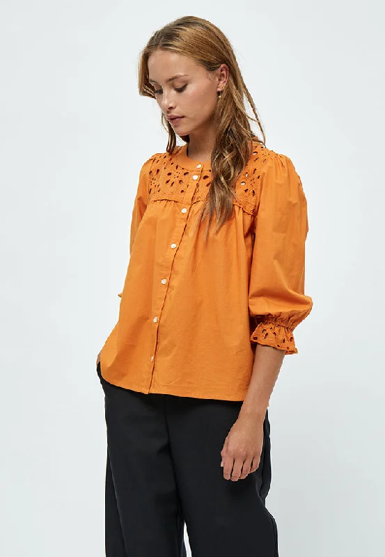 Francina Shirt - Peach Caramel