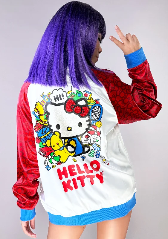 Hello Kitty 50th Anniversary Unisex Bomber Jacket