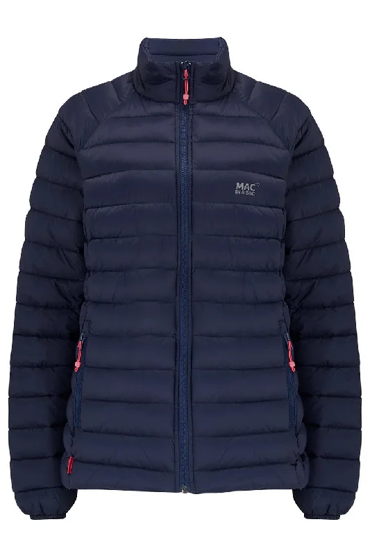 Mac In A Sac Ladies Synergy Insulated Packable Jacket-NAVY