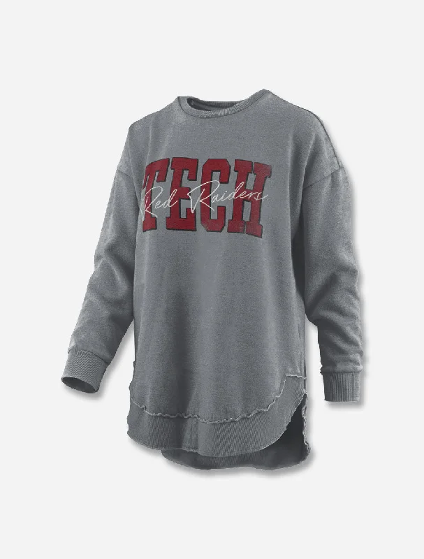 Press Box Texas Tech Red Raiders ""Everest"" Vintage Poncho Fleece