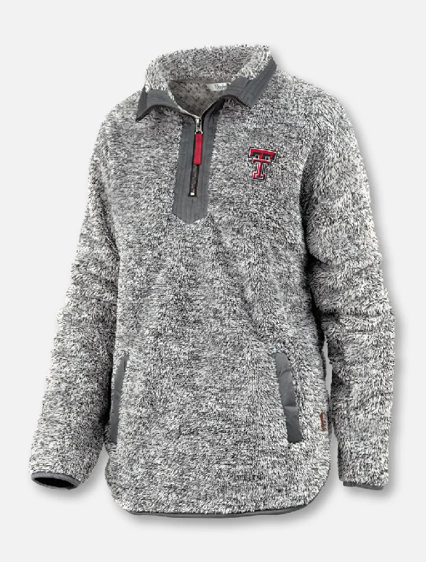 Pressbox Texas Tech Red Raiders Double T ""Mammoth"" Sherpa Fleece 1/4 Zip Pullover