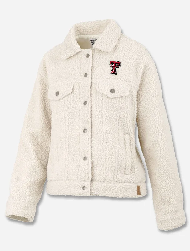 Pressbox Texas Tech Red Raiders ""Yeti"" Sherpa Button Down Jacket