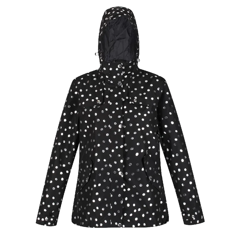 Regatta Ladies Bertille Waterproof Jacket -BLACK DOT