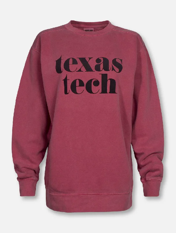 Texas Tech Red Raiders ""Pristine"" Crew Sweatshirt