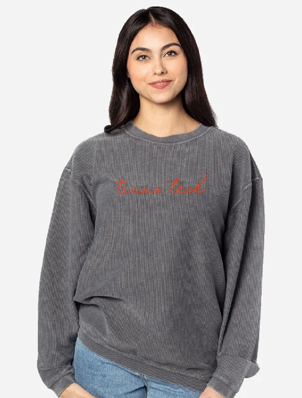 Texas Tech Red Raiders ""Scripted"" Corduroy Sweatshirt