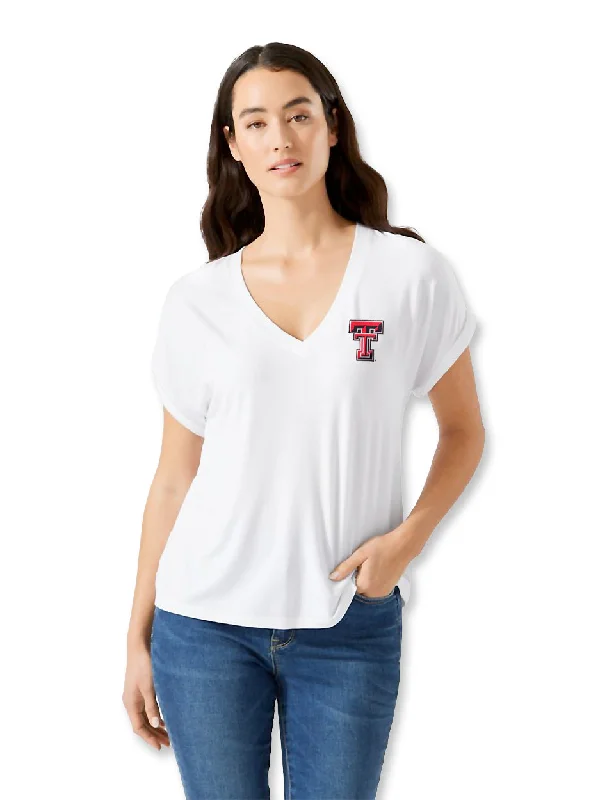 Tommy Bahama Texas Tech ""Kauai"" Jersey V-Neck T-Shirt