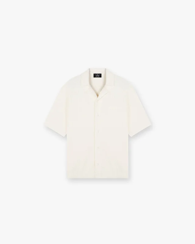 Waffle Shirt - Antique White