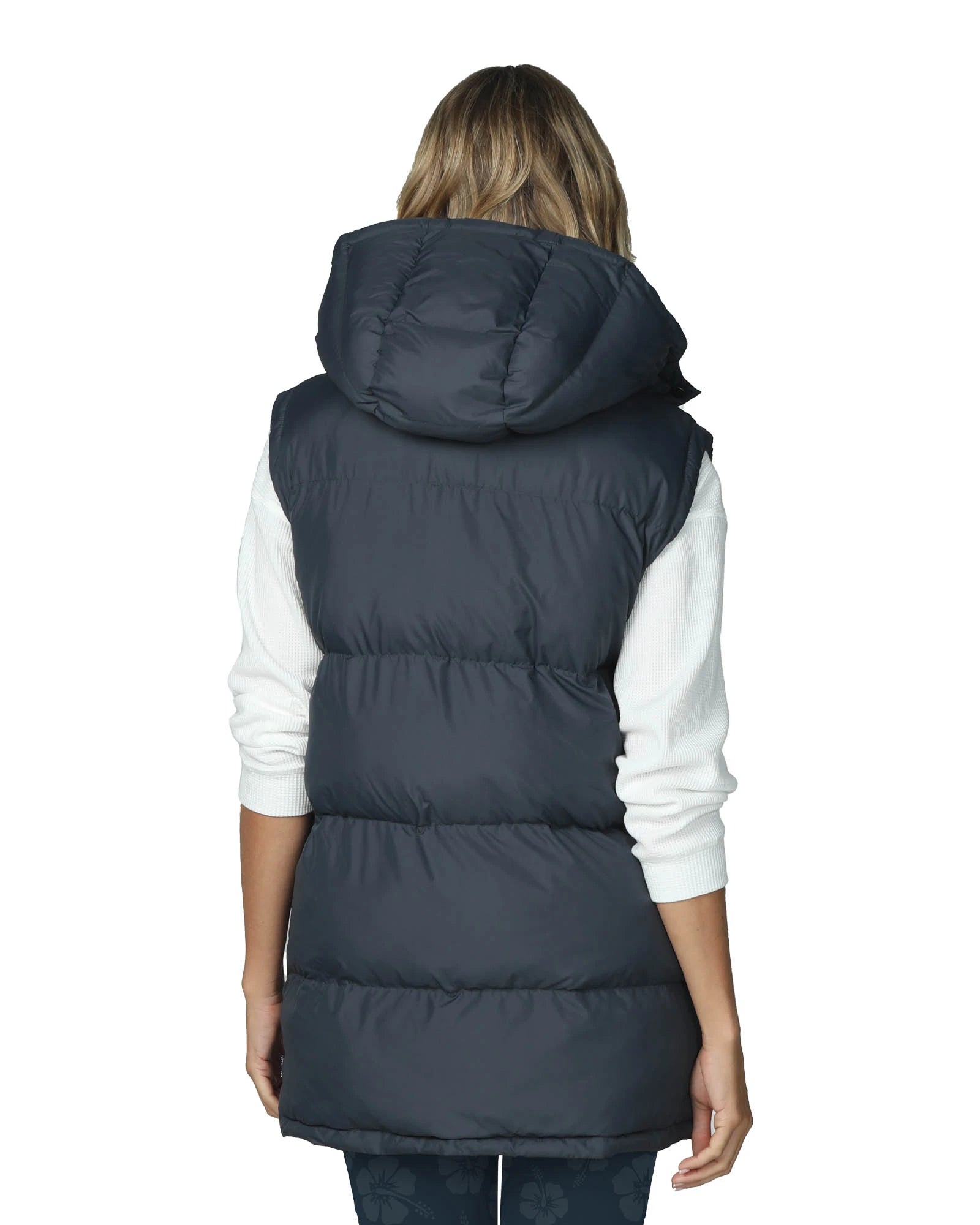 Womens - Vest - Sideline Puffer Vest - Navy