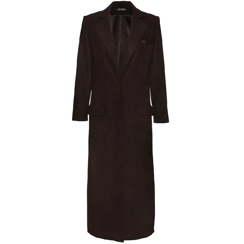 BLACK CASHMERE COAT ""BAHIRA""