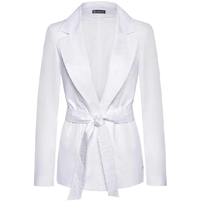 COTTON BLAZER ""ARNICA"" IN WHITE