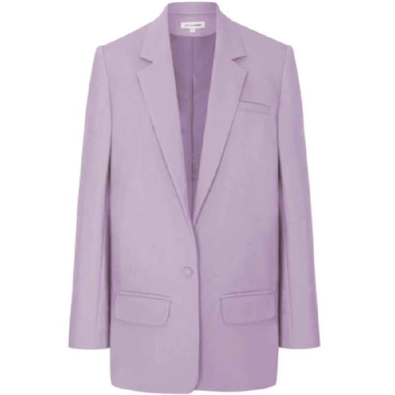 VIRGIN WOOL BLAZER ""BOUVIER"" IN LAVENDER