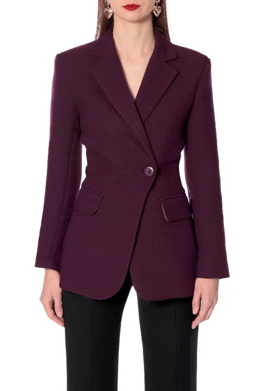 BLAZER ""ISABELLA"" IN PLUM