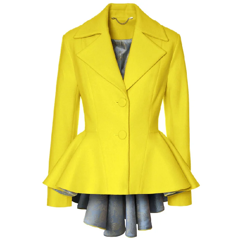 FLOUNCED BLAZER ""INGRID"" IN YELLOW