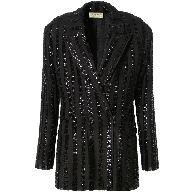 SEQUIN BLAZER ""ESTRELLA"" IN BLACK