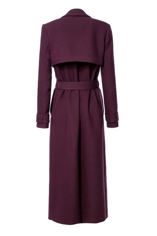 WOOL COAT ""COLETTE"" IN PURPLE