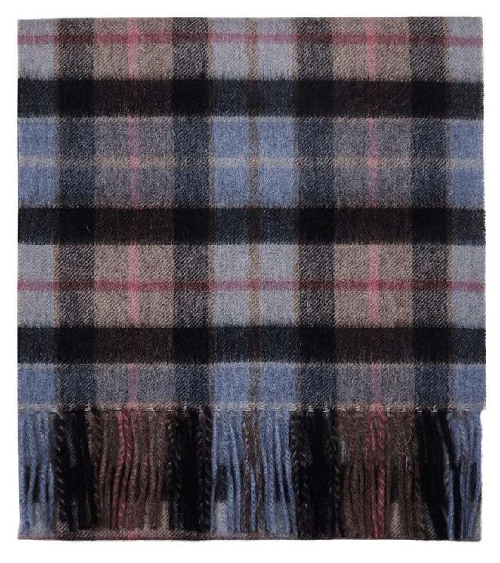 Weathered Gunn Tartan Pure Lambswool Scarf