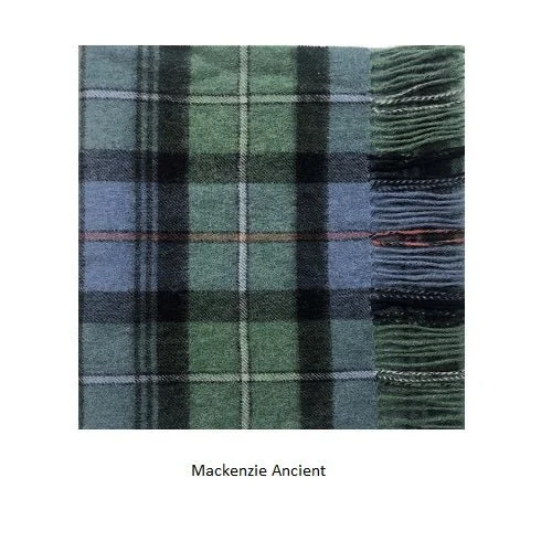 Ancient Mackenzie Tartan Lambswool Scarf