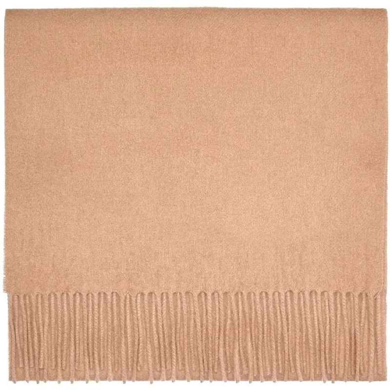 Camel Pure Lambswool Scarf